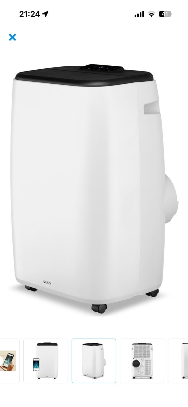 Duux North Smart 14K BTU Mobiele Airco, 3 snelheden of meer, Ophalen of Verzenden, Zo goed als nieuw, Koelen en Ontvochtigen