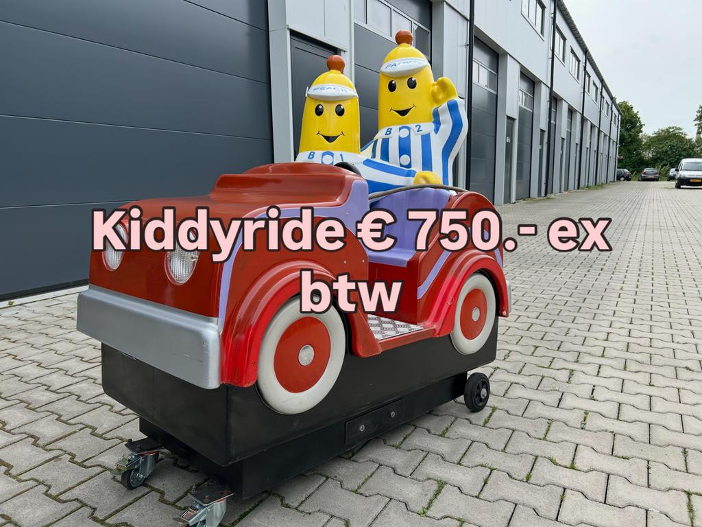 Kiddyrides: Bananen in auto - Werkt op 1 euro, Ophalen, Gebruikt, Jongen of Meisje, Nb