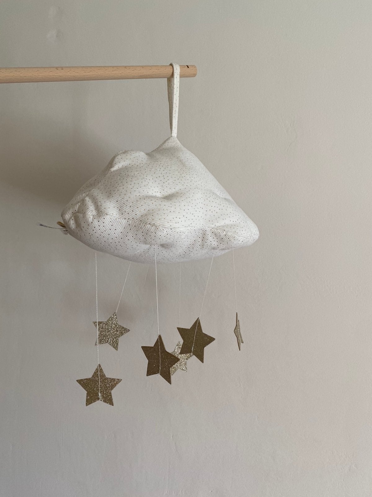 Wolkje mer sterretjes voor boven babybedje, Ophalen, Zo goed als nieuw, Ledikant