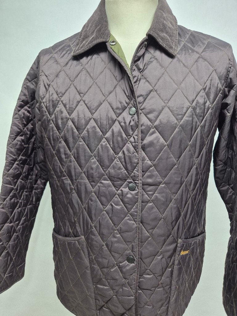 Barbour 'Summer Liddesdale' dames quilt jas, 42, Barbour, Bruin, Maat 42/44 (L), Ophalen of Verzenden