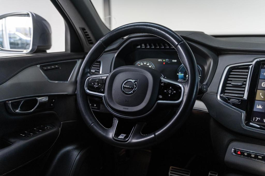 Volvo XC90 2.0 T8 Twin Engine AWD R-Design Pano HuD 360° 7p, Gebruikt, Euro 6, 1969 cc, 7 stoelen