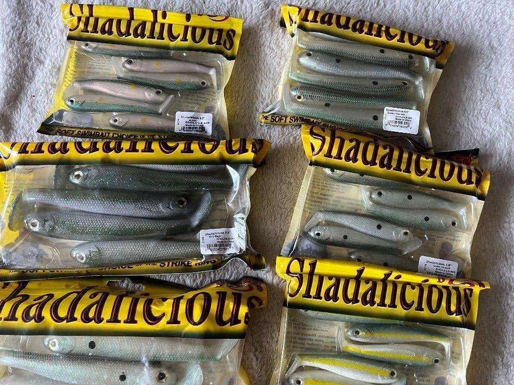 adv 911 /  NIEUW mixset 8 pakjes shads STRIKE KING, Ophalen of Verzenden, Nieuw, Overige typen