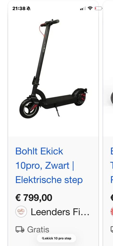 Elektrische Step., Ophalen of Verzenden, Elektrische step (E-scooter)