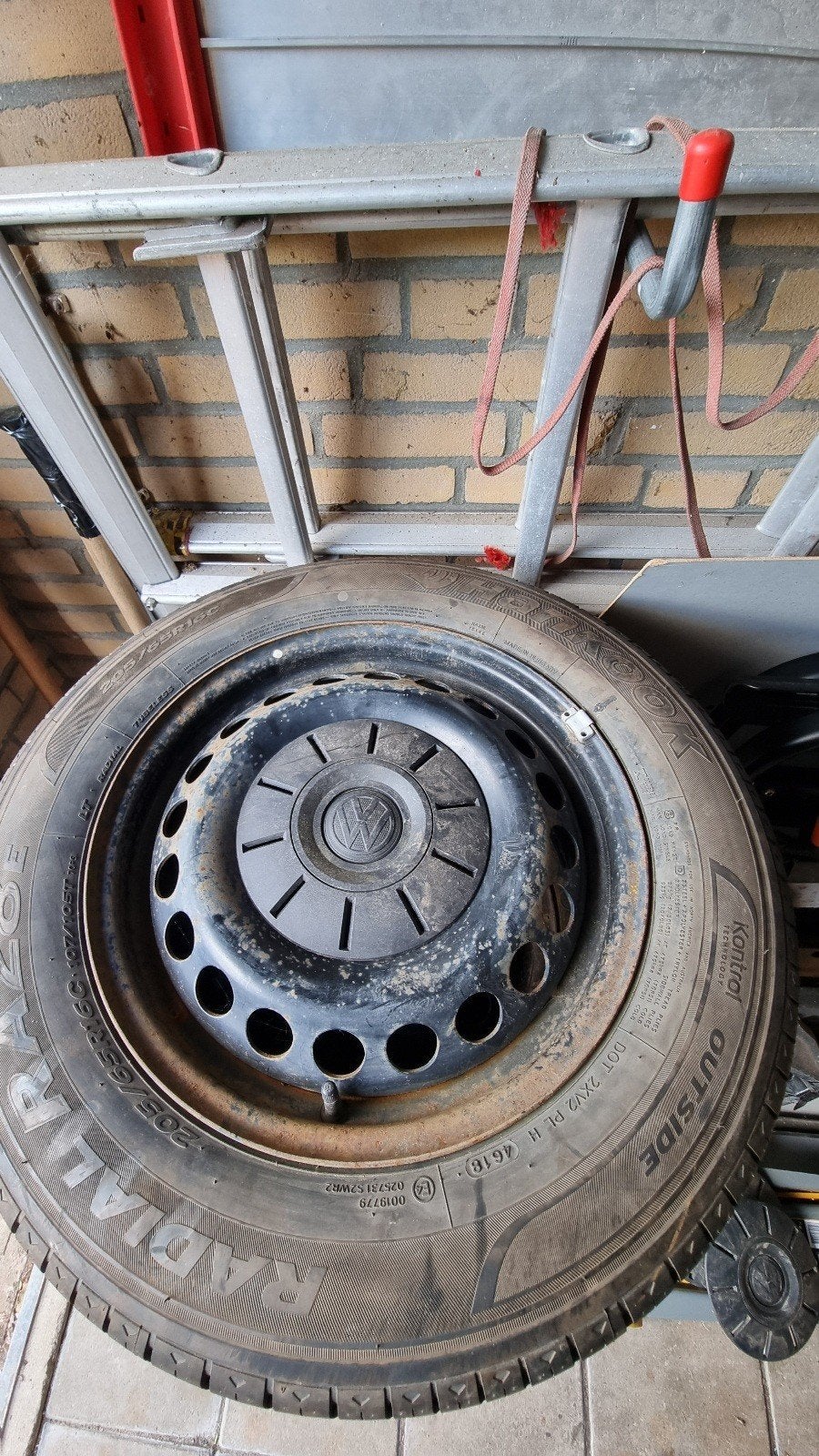 Vijf wielen VW T6 T5 T6.1 Transporter, Auto-onderdelen, Ophanging en Onderstel, Ophalen, Gebruikt, Volkswagen