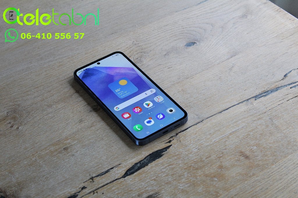 Samsung Galaxy A55 5G - 128GB - Awesome Navy + Garantie, Samsung, Blauw, Touchscreen, Ophalen of Verzenden
