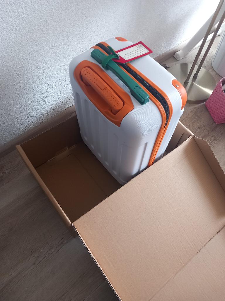 Koffer, Sieraden, Tassen en Uiterlijk, Koffers, Ophalen, Wieltjes, 50 tot 60 cm, Hard kunststof