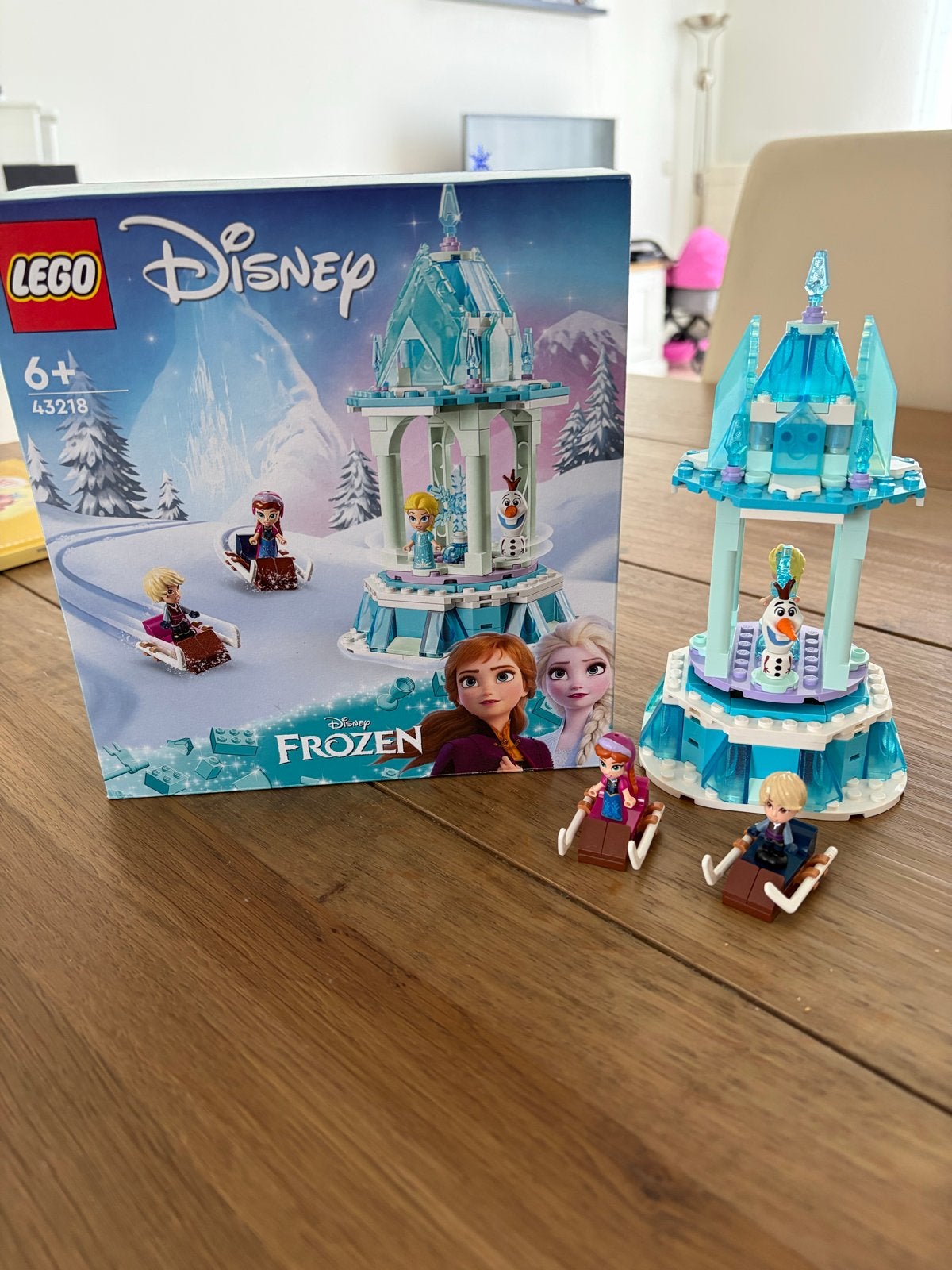 LEGO Disney Frozen Anna en Elsa's Magische Draaimolen 43218, Ophalen of Verzenden, Zo goed als nieuw, Overige merken