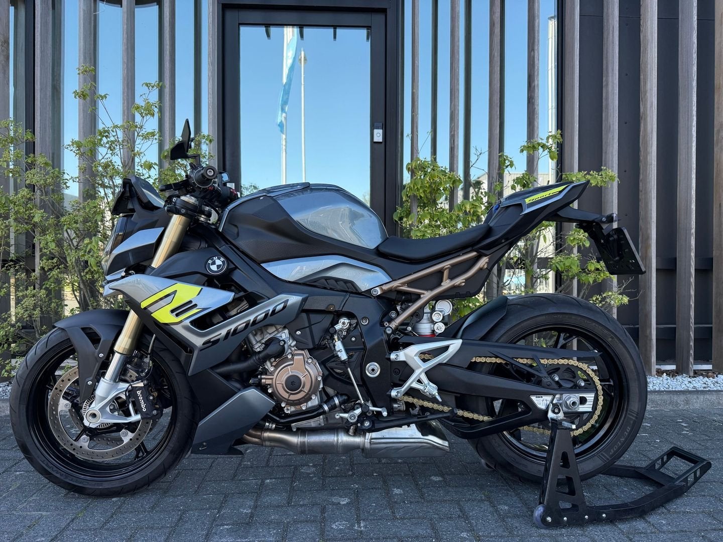 *VERKOCHT* BMW S 1000 R -2024- Bleustone Metallic- Nieuwstaa, 4 cilinders, Motorrijbewijs A, Bedrijf, Onbekend