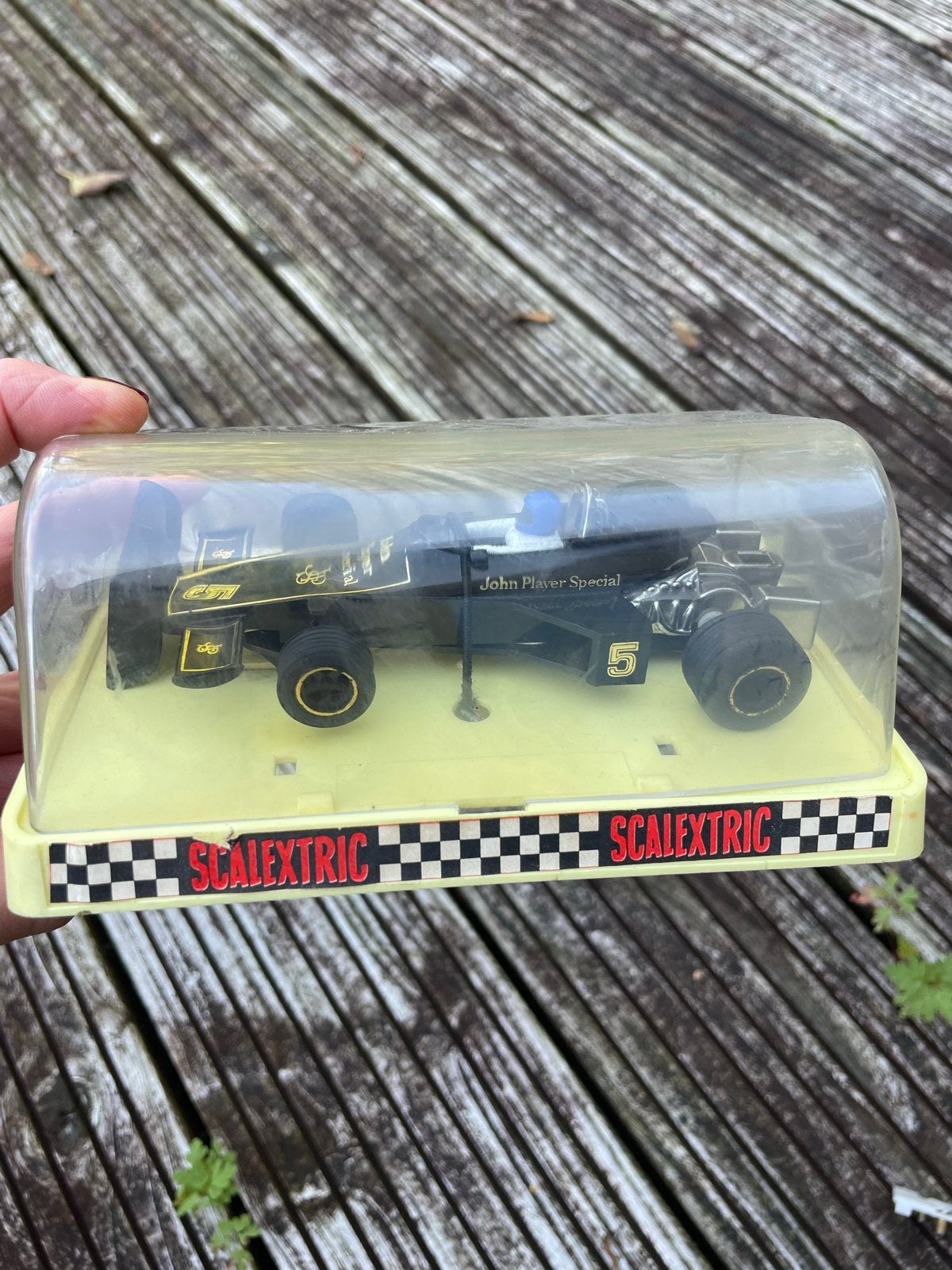 Vintage Scalextric C126 John Player Special, Overige merken, Gebruikt, Onderdelen, Ophalen of Verzenden