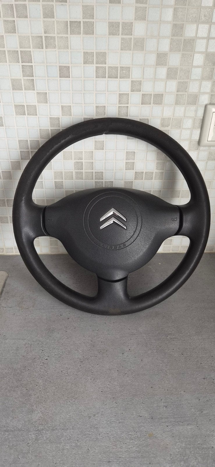 Stuur+Airbag Citroen Berlingo 2009, Auto-onderdelen, Besturing, Ophalen of Verzenden, Gebruikt, Citroën