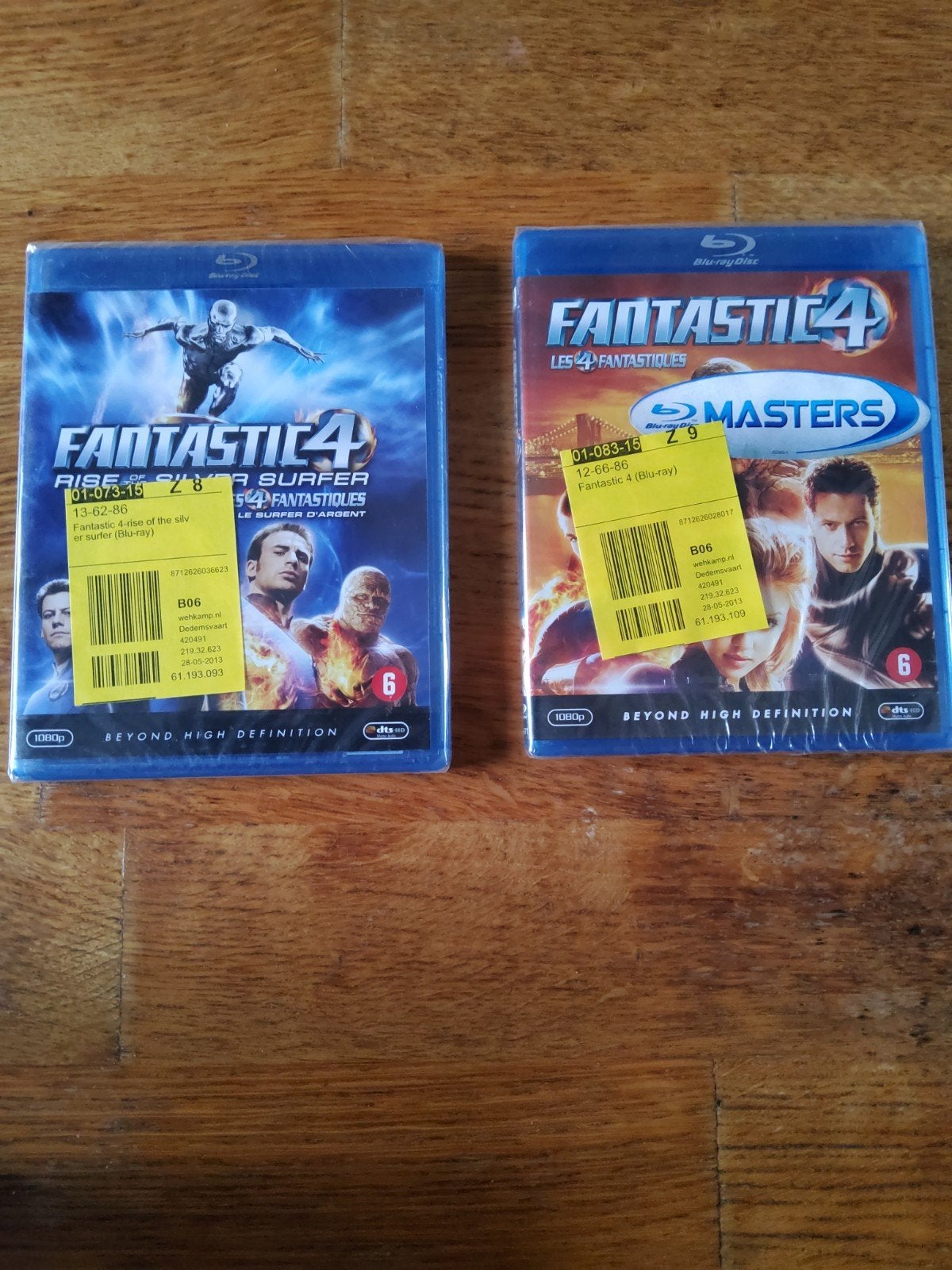 Fantastic Four Blu-ray films (2 stuks), Ophalen of Verzenden, Filmcollectie, Nieuw in verpakking, Nederlands
