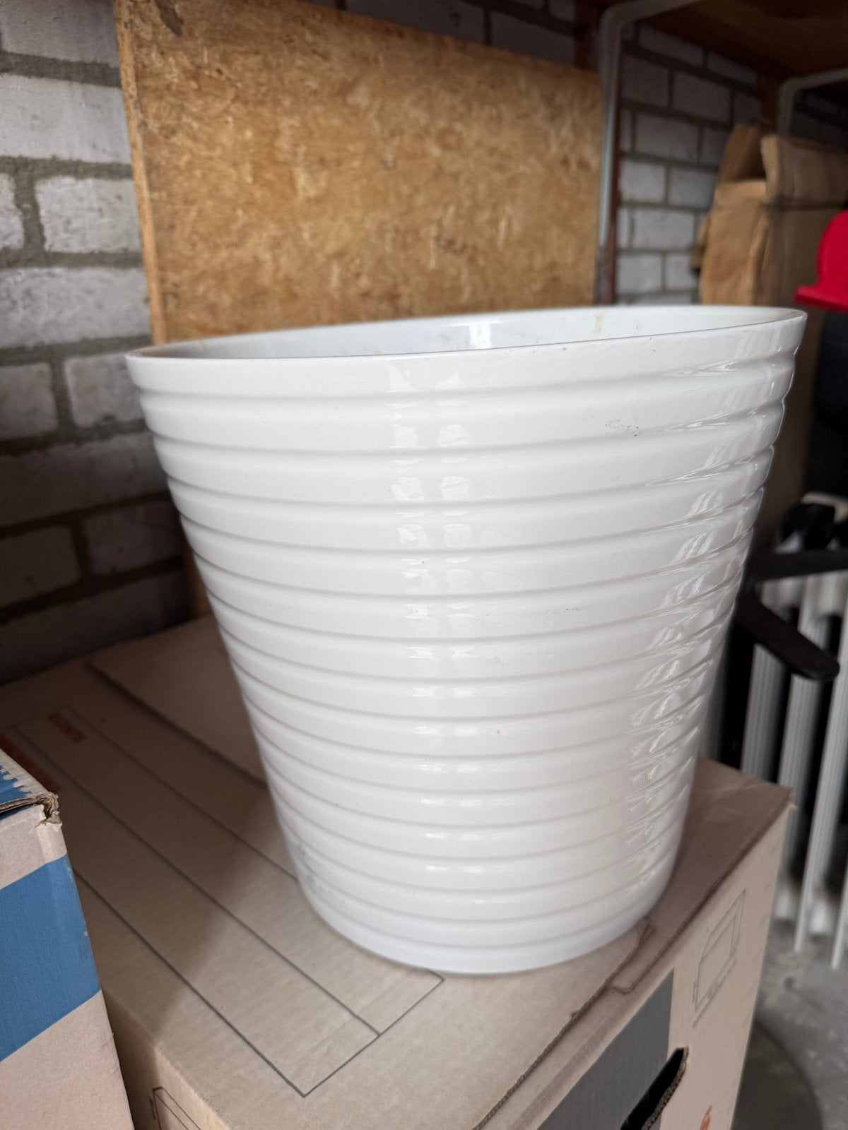 5x IKEA Bloem potten - 30 cm diameter, 27 cm hoog, Tuin en Terras, 25 tot 40 cm, Kunststof, Gebruikt, Rond