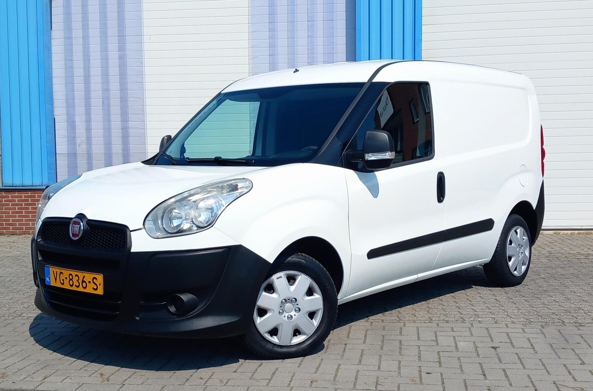 Fiat Doblo 1.3 Multijet Airco, Auto's, Bestelauto's, Euro 5, Stof, Gebruikt, Zwart