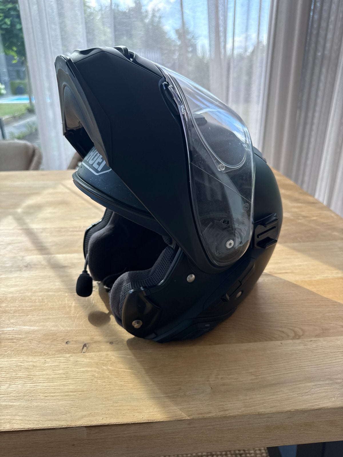 Shoei Systeemhelm met Sena W2 Communicatiesysteem, Ophalen of Verzenden, Tweedehands, Heren, Overige typen