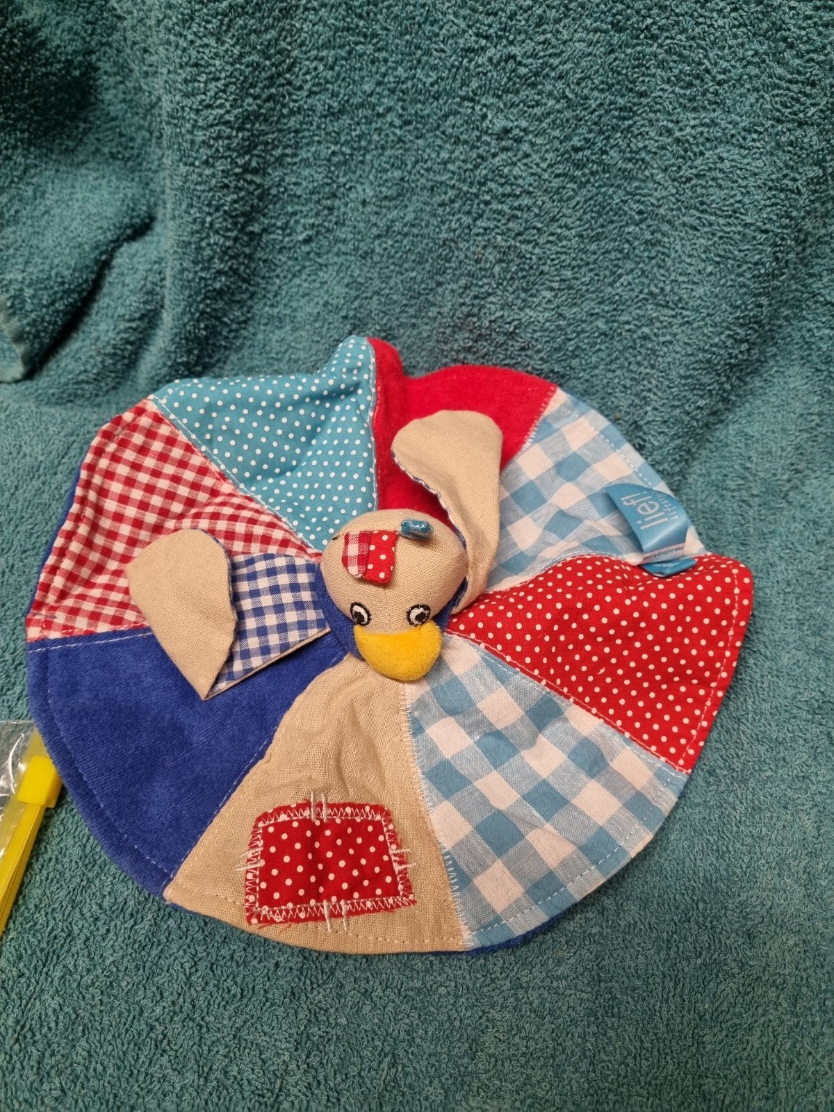 Lief lifestyle knuffel doekje vogel rond nr 36, Ophalen of Verzenden, Nieuw, Overige typen