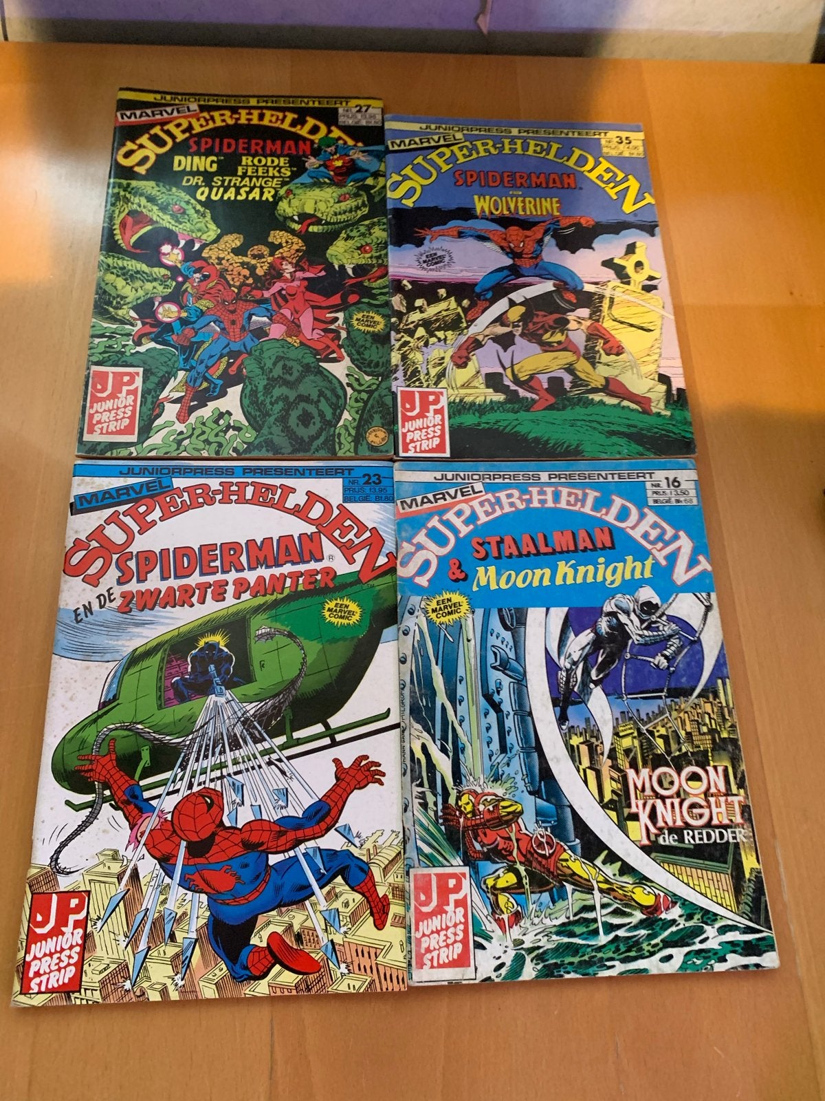 Marvel Superhelden Junior Press Stripboeken (6 stuks), Meerdere stripboeken, Ophalen of Verzenden, Gelezen