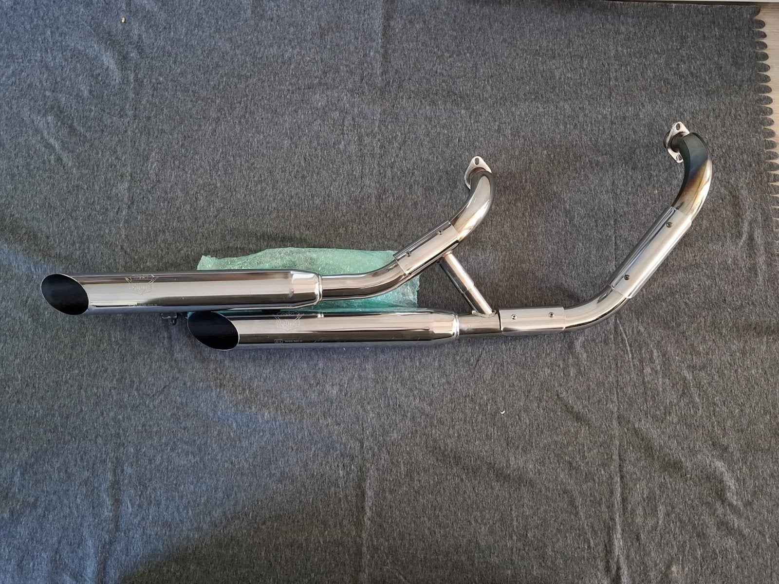 BSM Line uitlaat Kawasaki VN 800 Classic met E-nummer, Motoren, Ophalen of Verzenden, Gebruikt