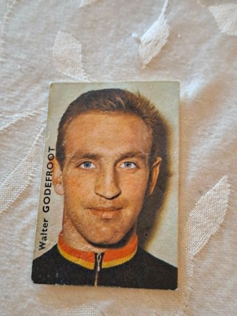 Prentje/Chromo : Walter Godefroot / Victoria, Verzamelen, Verzenden, Gebruikt, Overige sporten, Poster, Plaatje of Sticker