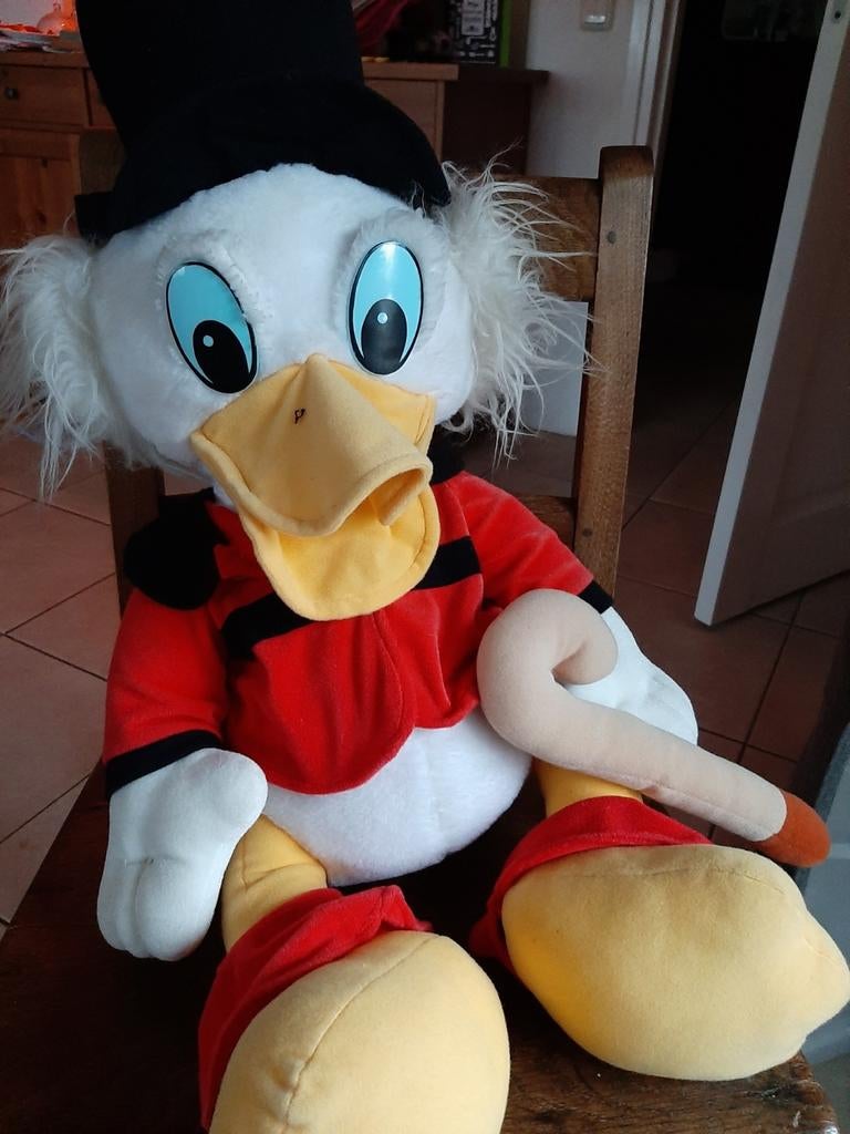 Grote Dagobert duck knuffel donald duck, Ophalen of Verzenden