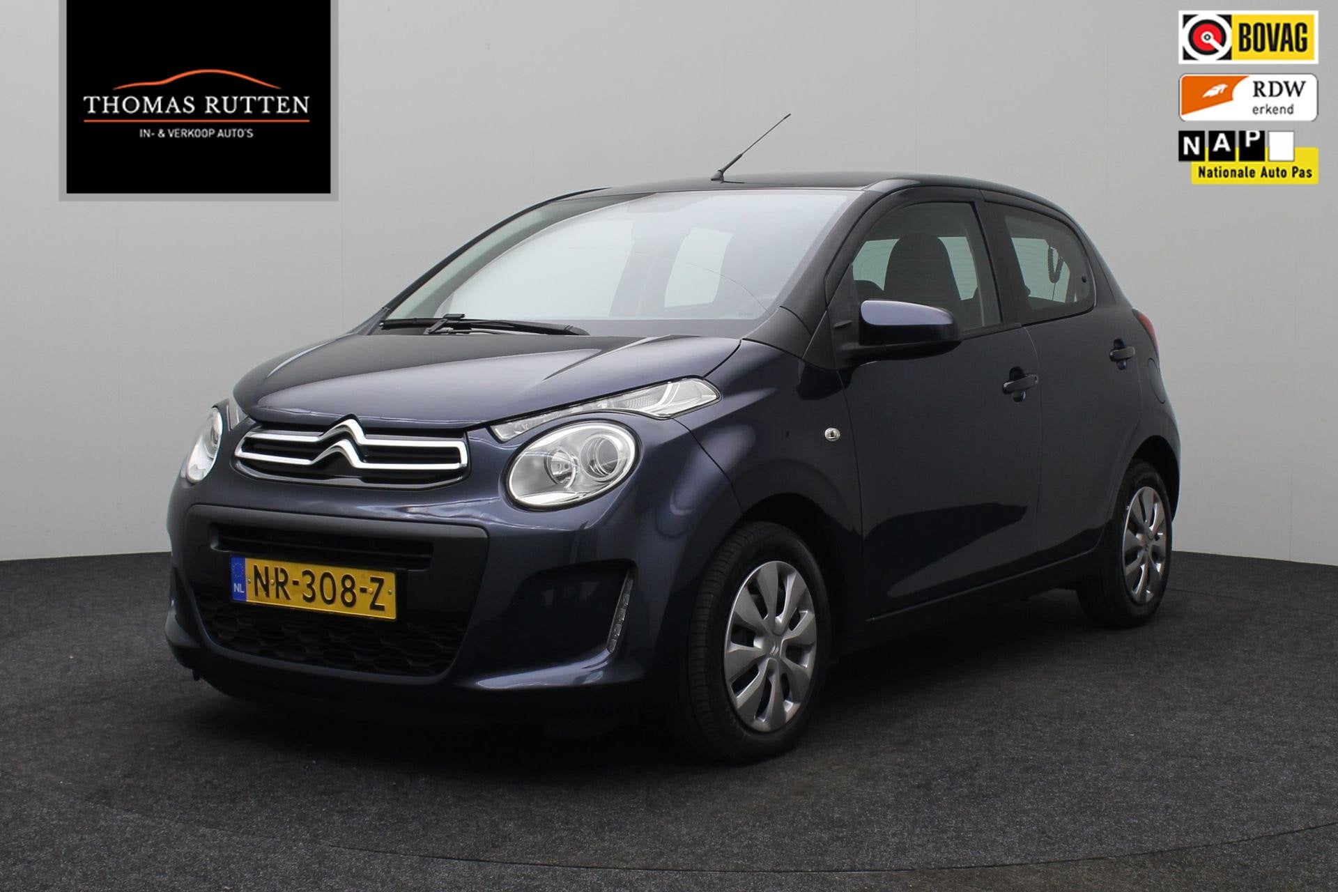 Citroen C1 1.0 e-VTi Selection 2017 | Airco | Carplay | Crui, Auto's, Voorwielaandrijving, Stof, Gebruikt, Euro 6
