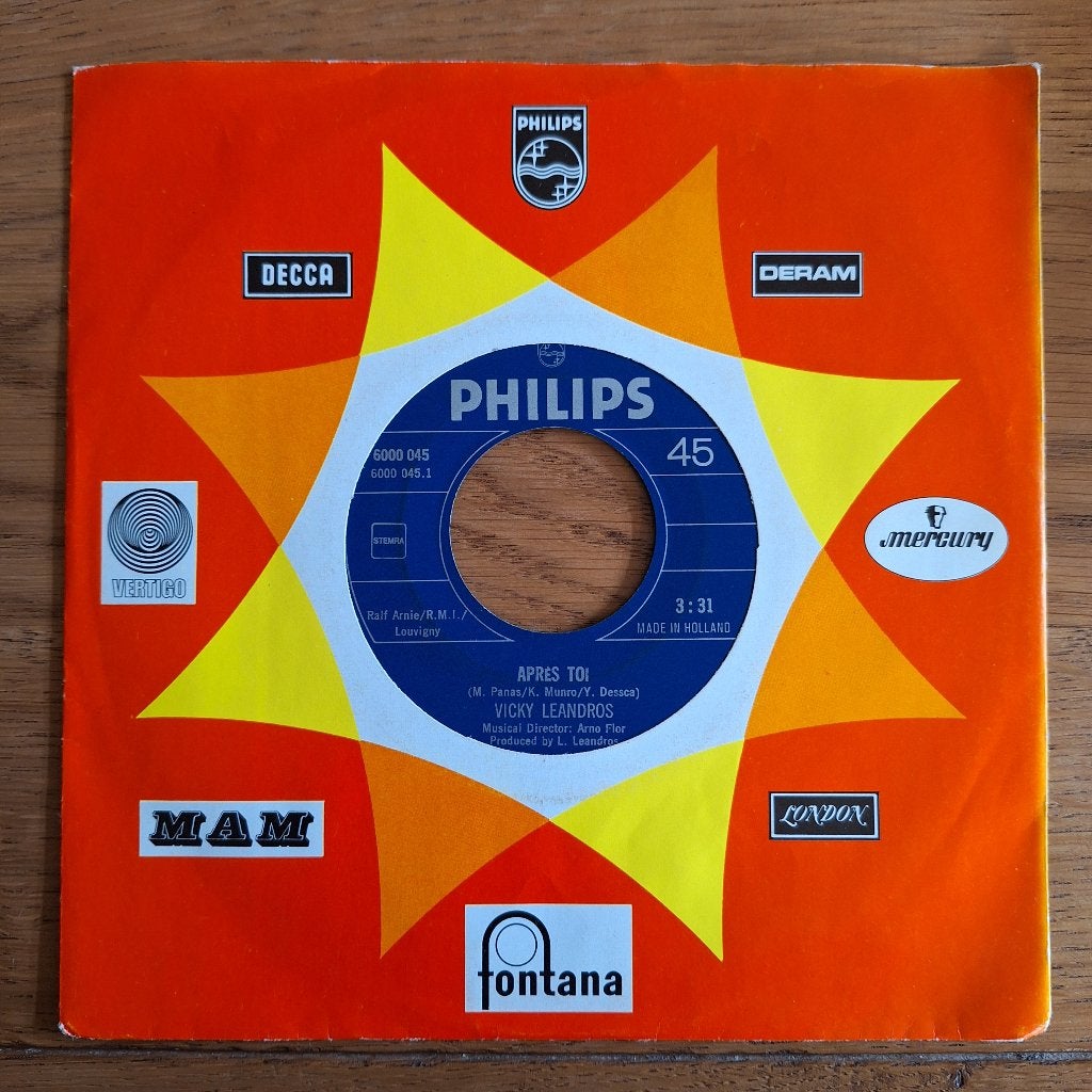 Vicky Leandros - Apres Toi (077), Ophalen of Verzenden, Gebruikt, Pop
