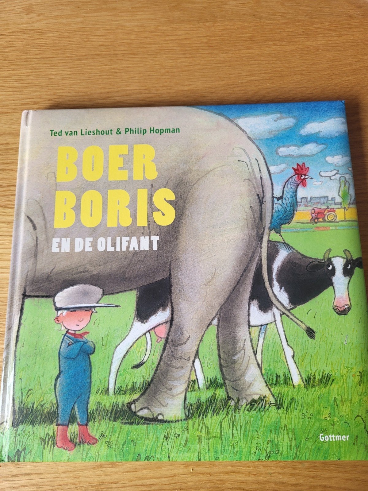 Boer Boris en de Olifant - Kinderboek, Ophalen of Verzenden, Zo goed als nieuw, Ted van Lieshout & Philip Hopman, Fictie algemeen