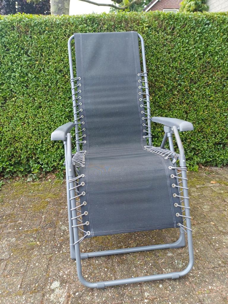Inklapbare ligstoel, Tuin en Terras, Ligbedden, Ophalen, Gebruikt, Inklapbaar