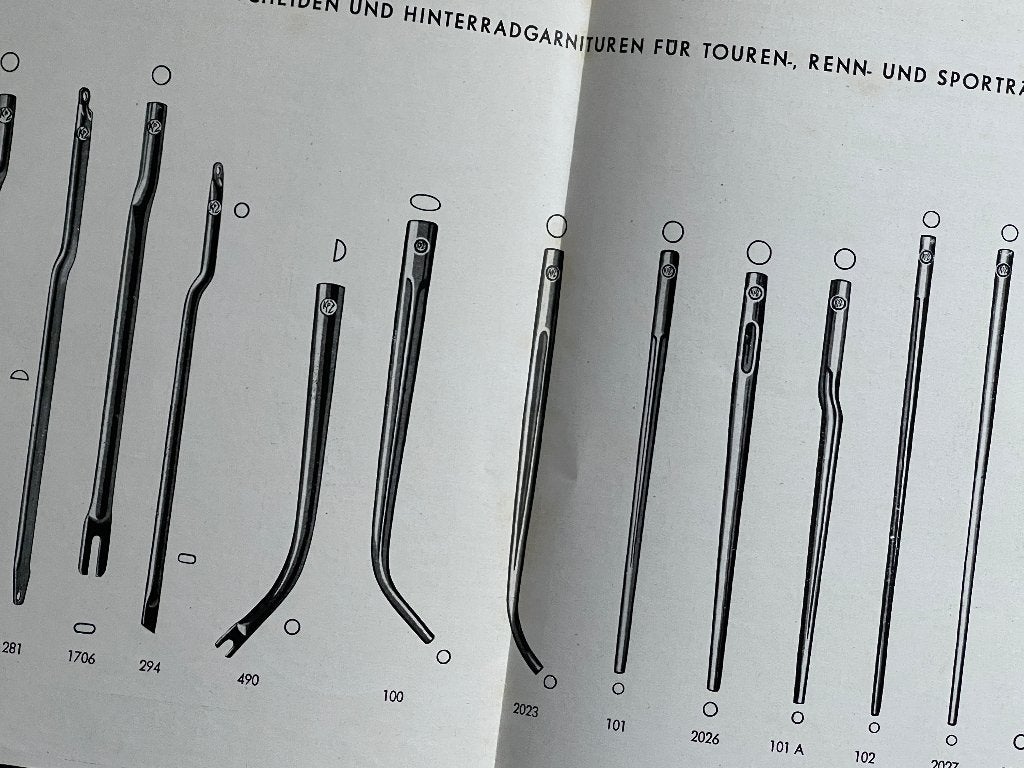 fiets  Folder KPZ kronprinz Fahrradteile (jaren 30) , Ophalen of Verzenden