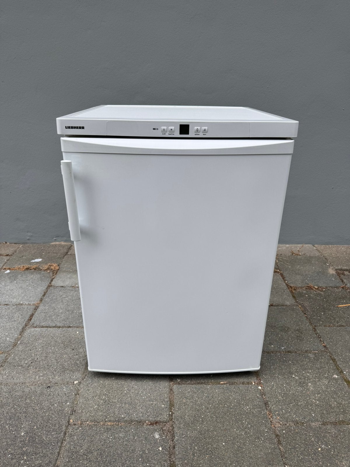 Z.g.a.n. Tafelmodel vriezer met vier lades merk Liebherr, Minder dan 60 cm, Zo goed als nieuw, Energieklasse A of zuiniger, Vrijstaand