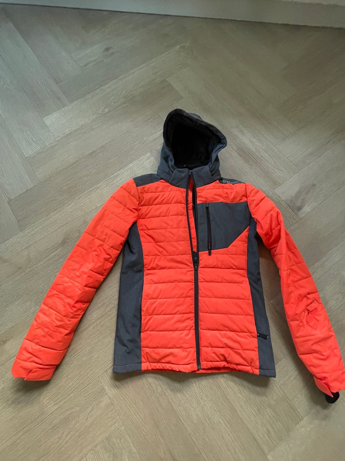 Brunotti ski-jas oranje/grijs - waterdicht en ademend, Ophalen of Verzenden, Zo goed als nieuw, Jack
