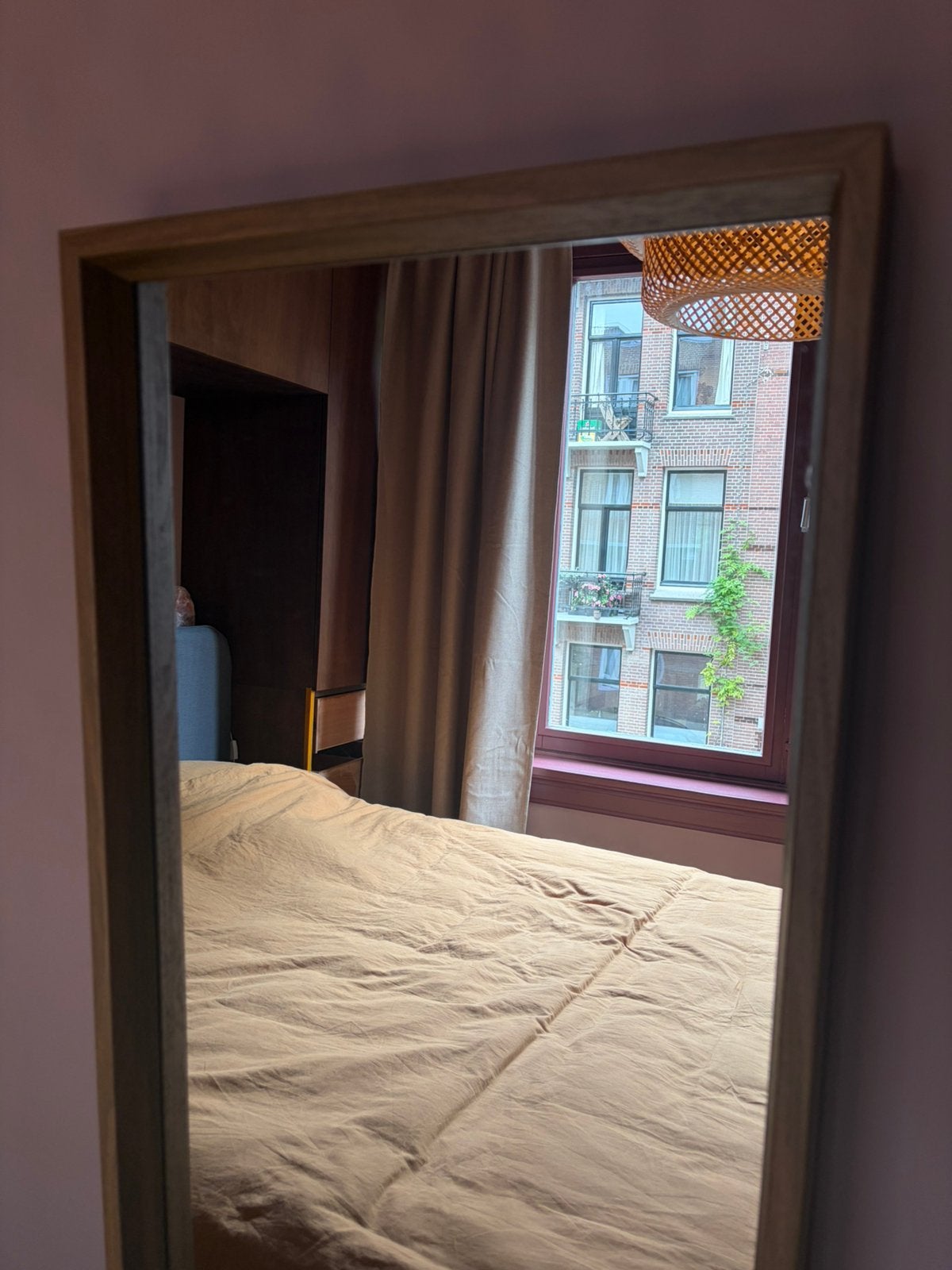 IKEA NISSSEDAL spiegel 40x150 cm, Huis en Inrichting, Ophalen, Minder dan 50 cm, 100 tot 150 cm, Zo goed als nieuw