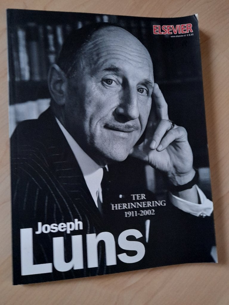 JOSEPH LUNS TER HERINNERING 1911 - 2002, Ophalen of Verzenden, Zo goed als nieuw