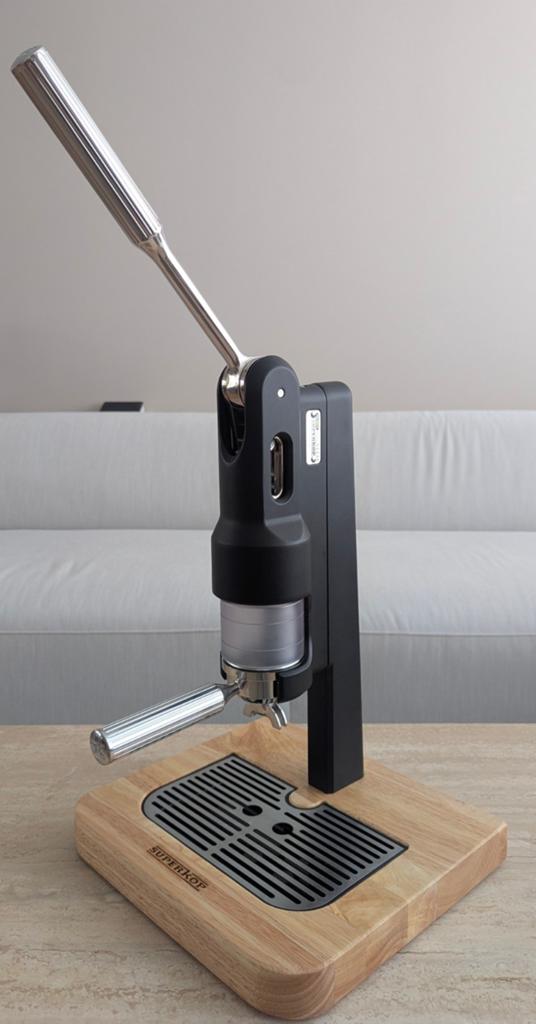 Superkop Handmatige Espressomachine - Zo goed als nieuw, Espresso apparaat, Gemalen koffie, Ophalen of Verzenden, Zo goed als nieuw