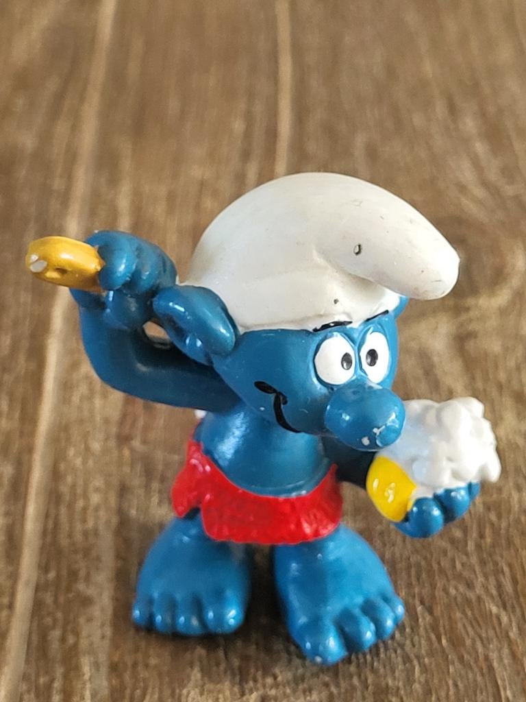 Sauna smurf, Verzamelen, Smurfen, Ophalen of Verzenden, Zo goed als nieuw, Overige Smurfen, Poppetje, Figuurtje of Knuffel