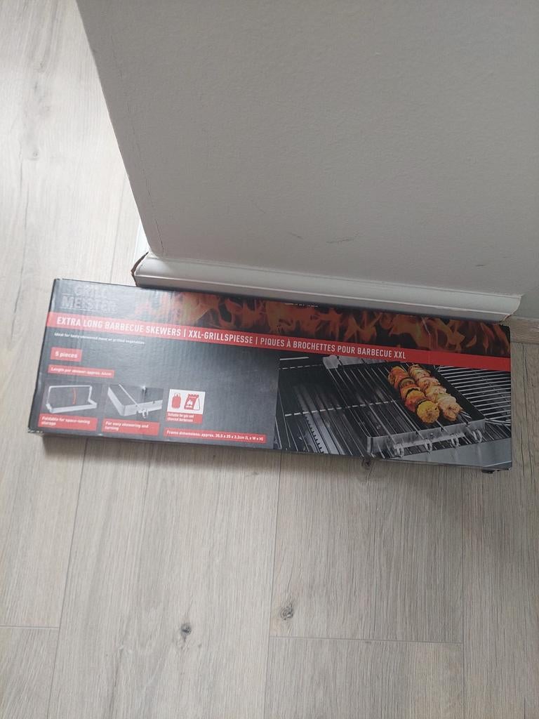 XXL Barbecue Spiezen - Extra Lang (3 stuks), Tuin en Terras, Ophalen, Nieuw, Grill Meister