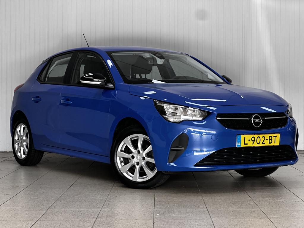 Opel Corsa 1.2 Edition/ 16'' LMV/ Lane-Assist/ Airco/ APPLE, Voorwielaandrijving, Stof, 1199 cc, Blauw