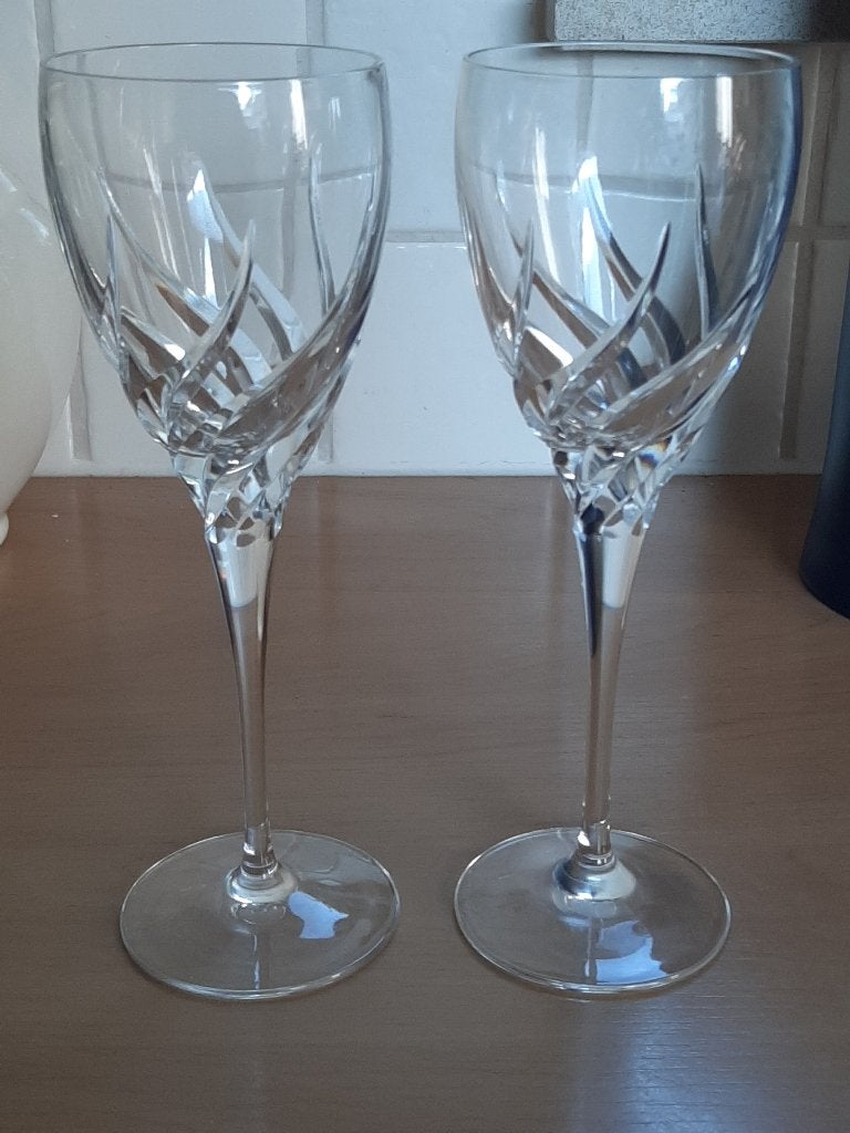 2 Toscane glazen witte wijn, Ophalen of Verzenden