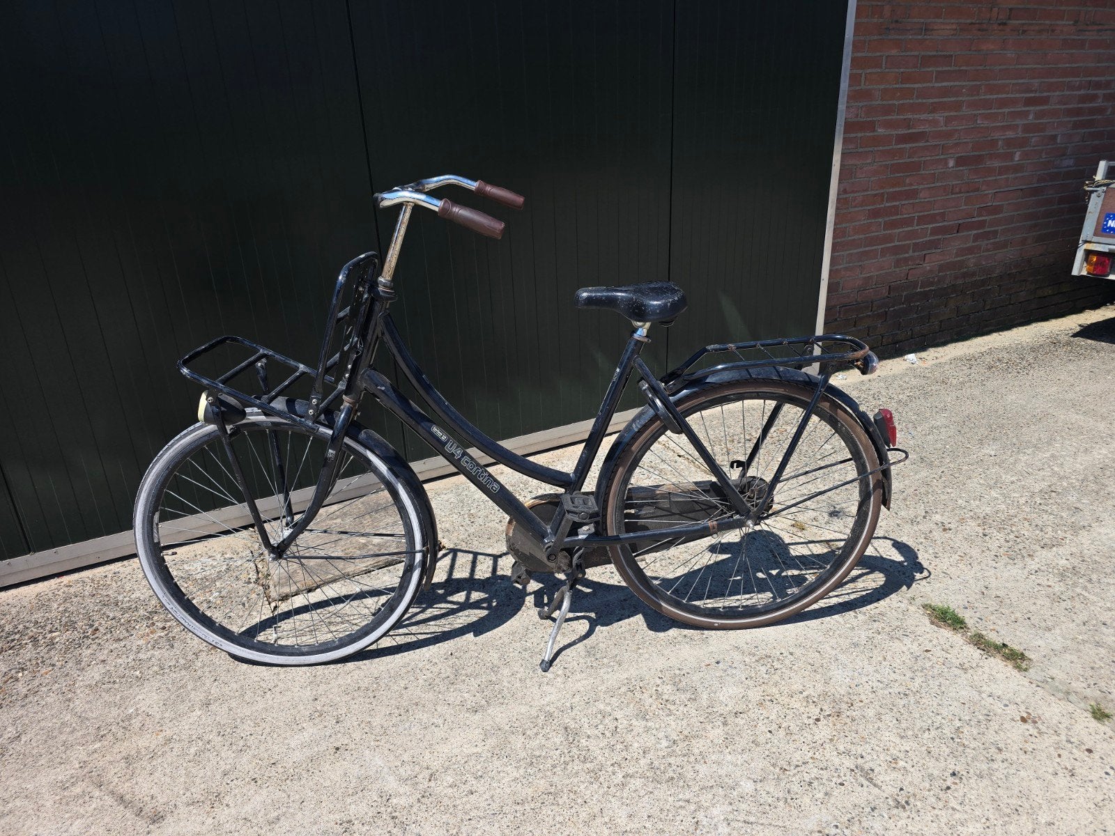 Cortina U4 Transportfiets - Zwart - Gebruikt, Terugtraprem, Ophalen, Overige merken, 53 tot 56 cm