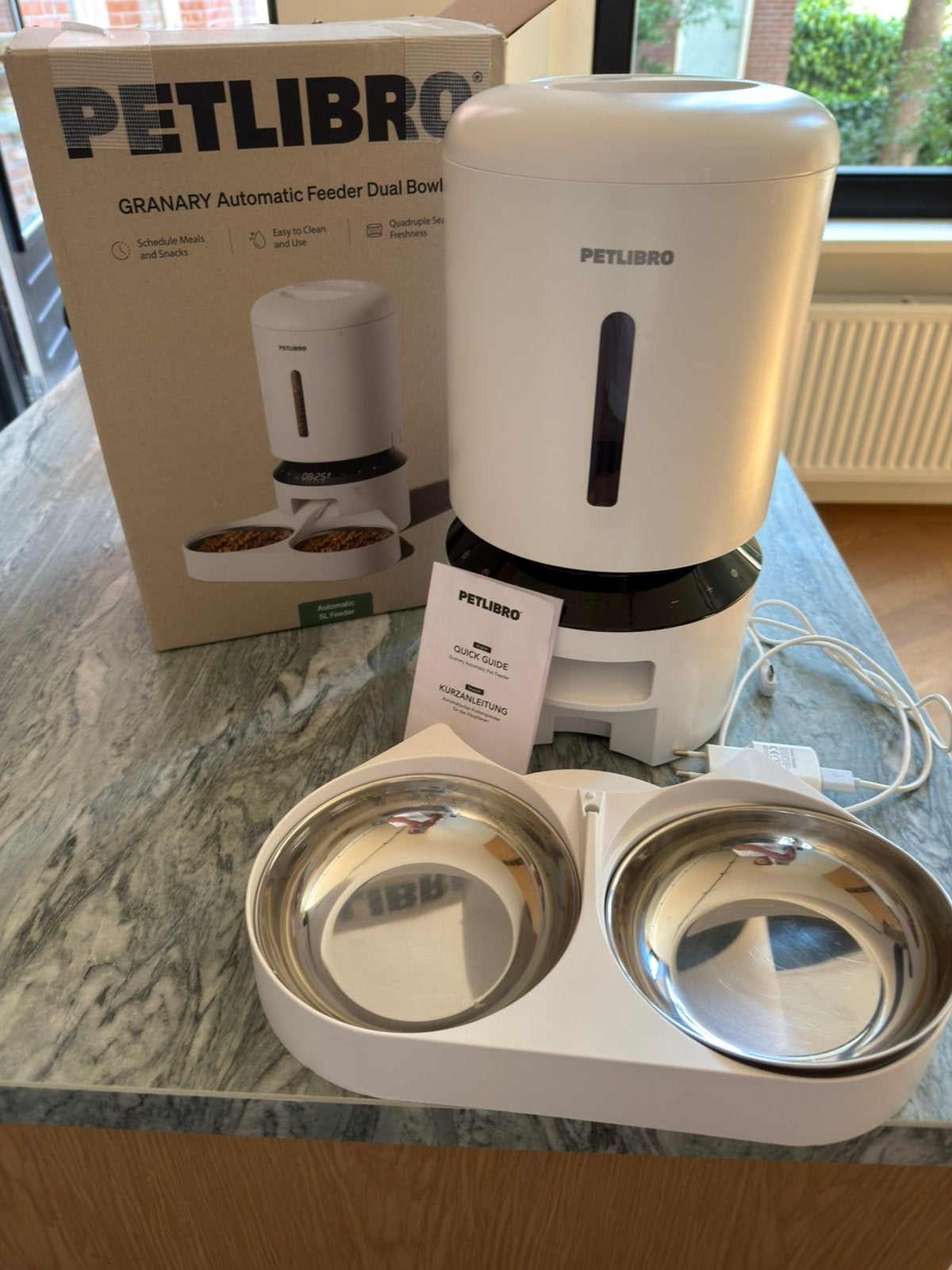 Petlibro Granary Dualfeed, Verzenden, Automatisch, Zo goed als nieuw