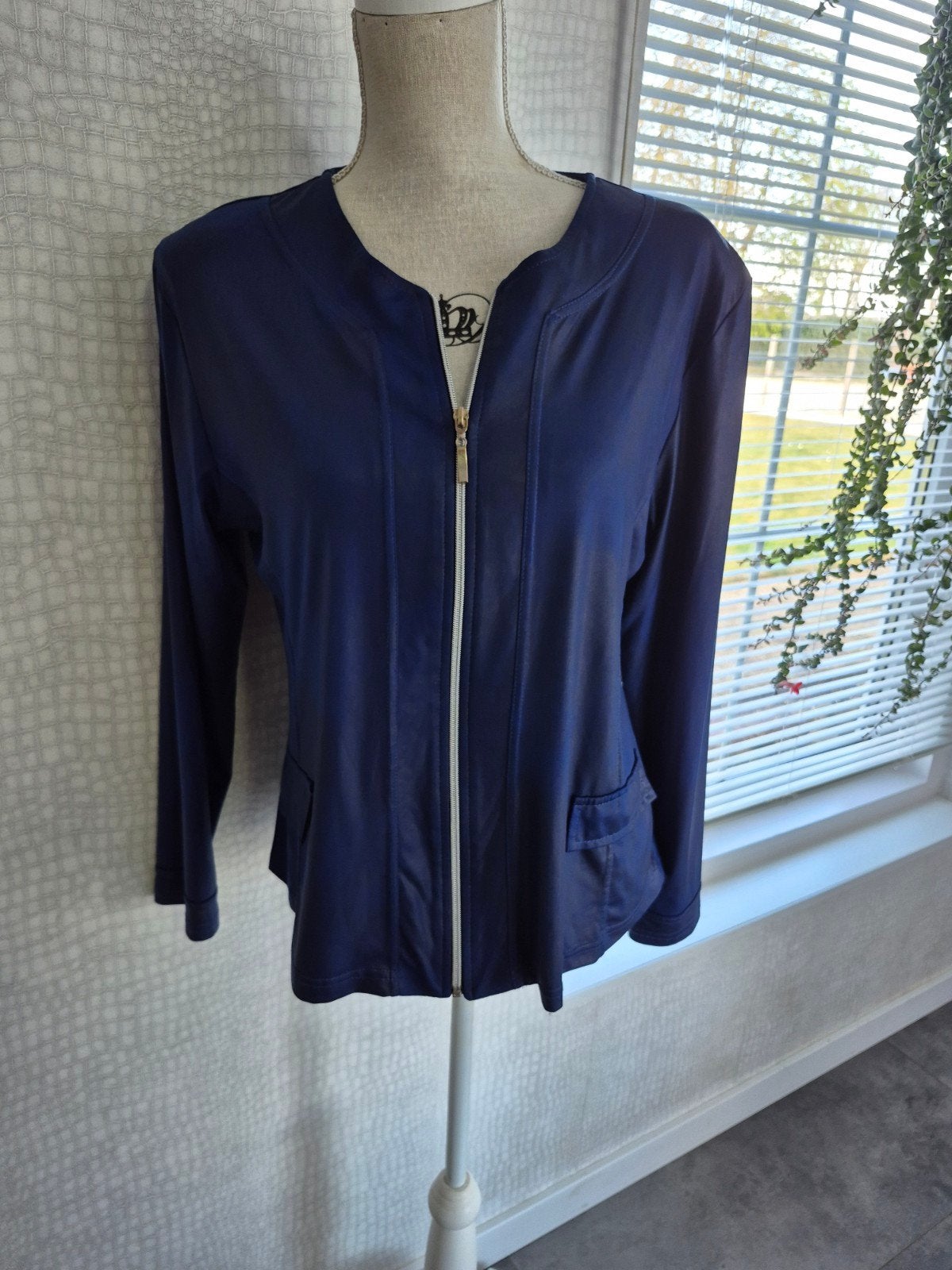 Magna Blauw Jasje Maat 44/46 - Prachtige Kleur, Blauw, Maat 46/48 (XL) of groter, Ophalen of Verzenden, Jasje