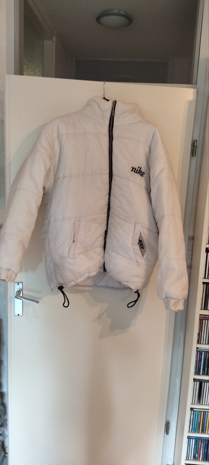 Nike Puffer Jas Wit - Maat L, Ophalen, Gedragen, Wit