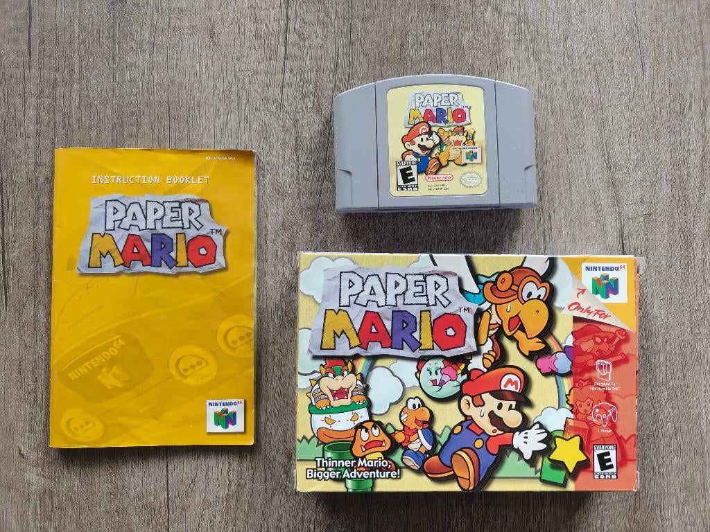 Paper Mario N64 (NTSC), Avontuur en Actie, Gebruikt, 1 speler, Ophalen of Verzenden