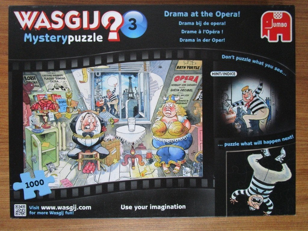 Nr.78: Puzzel van Jumbo Wasgij 1000 stukjes Jigsaw puzzle, Ophalen of Verzenden, 500 t/m 1500 stukjes, Nieuw