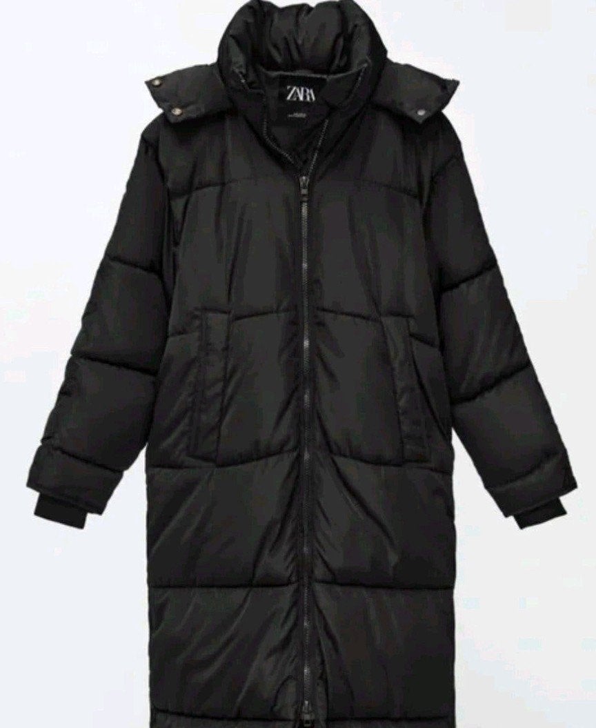Zwarte puffer winterjas van Zara maat Xs, Kleding | Dames, Ophalen of Verzenden, Zo goed als nieuw, Maat 34 (XS) of kleiner, Zara