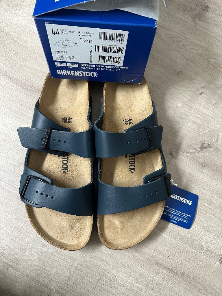 Birkenstock Arizona 44 blauw, Sandalen, Nieuw, Birkenstock, Verzenden