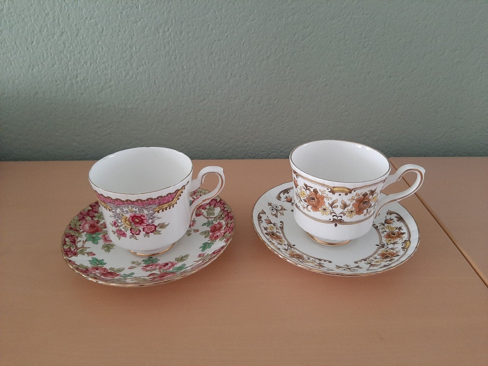 2 kop&schotels ROYAL STAFFORD, Ophalen of Verzenden