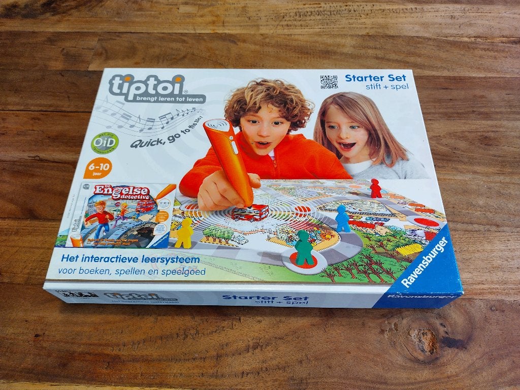 Tiptoi Spel 'Engelse Detective' (zonder stift), Ophalen of Verzenden, Gebruikt, Taal en Lezen, Met geluid