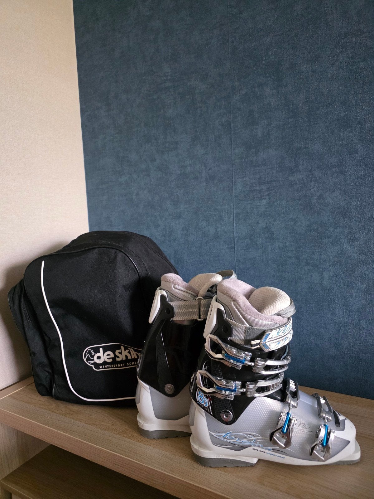 Nordica skischoenen maat 39,5 / 40 incl. tas, Ophalen, 160 tot 180 cm, Gebruikt, Schoenen