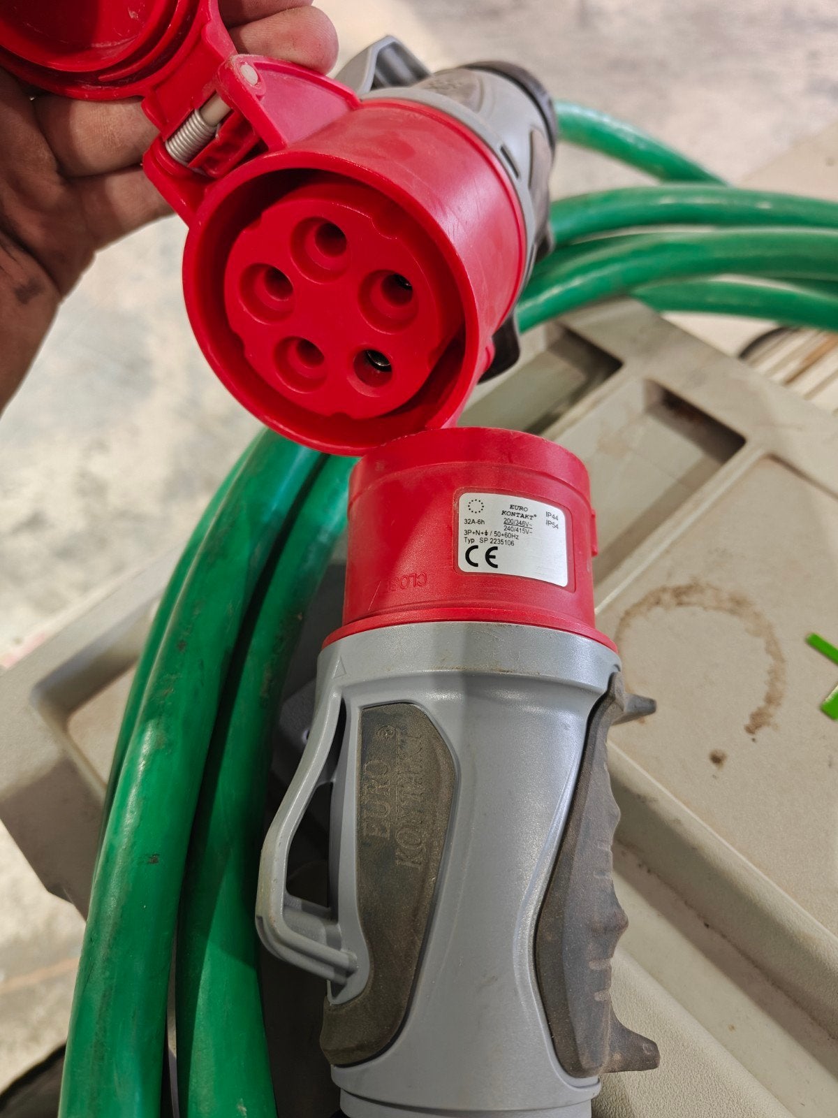 32 amp 7,5metwr kabel, Doe-het-zelf en Verbouw, Ophalen