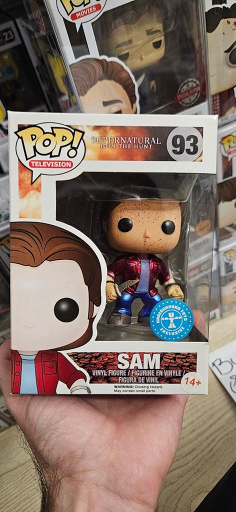 Funko Sam #93 Supernatural (Bloody/Metallic), Verzamelen, Poppetjes en Figuurtjes, Ophalen of Verzenden, Zo goed als nieuw